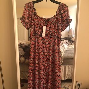 Urban Outfitters Floral Midi Dress